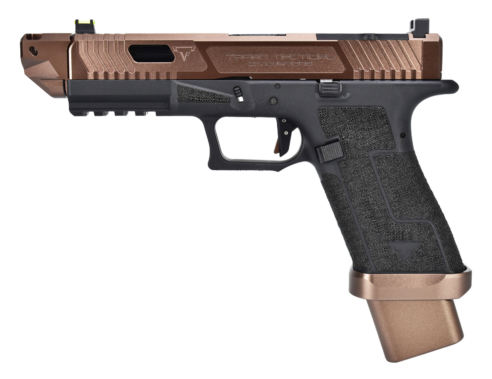 EMG/TTI Licensed CNC Ballerina Gas Blowback Airsoft Pistol (Color: Bronze)